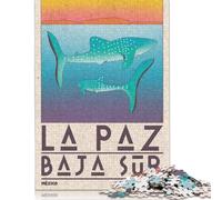 1000 Piece La Paz Baja Sur Creative Square Jigsaw Puzzles for Adults & Wooden Puzzles Stress Relief Puzzle Games And Unique 1000pcs (75x50cm)