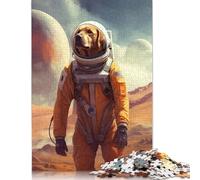 1000 Piece Labrador Mars Puzzles for Adults Wooden Puzzles Educational Game for Children As A 1000pcs (75x50cm)