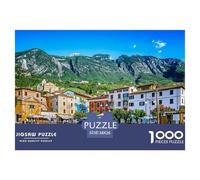1000 Piece Lake Garda Jigsaw Puzzle for Family Night - Eco-Friendly Paper, Fun Group Activity & Engaging Home Project 38x26cm/1000pcs