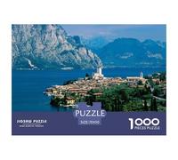 1000 Piece Lake Garda Puzzle for Adults & Kids - Eco-Friendly Family Activity, Bonding Through A Shared Challenge 70x50cm/1000pcs