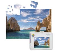 1000 Piece Large Jigsaw Puzzles for Adults, Arch Cabo San Lucas the Challenge Stitch Wooden Puzzle Creative Games Gifts Ideas for Women Men Teens