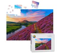 1000 Piece Large Jigsaw Puzzles for Adults, Beautiful landscape scottish nature the Challenge Stitch Wooden Puzzle Creative Games Gifts Ideas for Women Men Teens