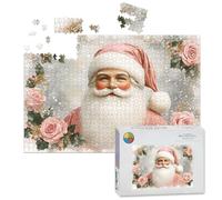1000 Piece Large Jigsaw Puzzles for Adults, Christmas Santa Claus Christmas Tree Snowman Deer Winter the Challenge Stitch Wooden Puzzle Creative Games Gift Ideas for Women Men Teens