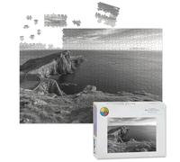 1000 Piece Large Jigsaw Puzzles for Adults, Dusk Neist point lighthouse Isle Skye the Challenge Stitch Wooden Puzzle Creative Games Gifts Ideas for Women Men Teens