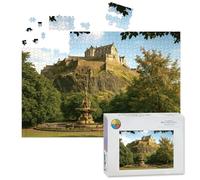 1000 Piece Large Jigsaw Puzzles for Adults, edinburgh castle scotland from princes street gardens ross the Challenge Stitch Wooden Puzzle Creative Games Gift Ideas for Women Men Teens