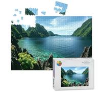 1000 Piece Large Jigsaw Puzzles for Adults, El Philippines the Challenge Stitch Wooden Puzzle Creative Games Gift Ideas for Women Men Teens