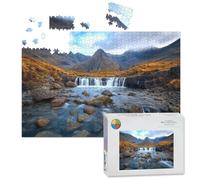 1000 Piece Large Jigsaw Puzzles for Adults, Fairy Pools Glen Brittle Isle Skye Scotland UK the Challenge Stitch Wooden Puzzle Creative Games Gifts Ideas for Women Men Teens