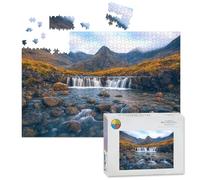1000 Piece Large Jigsaw Puzzles for Adults, Fairy Pools Glen Brittle Isle Skye Scotland UK the Challenge Stitch Wooden Puzzle Creative Games Gift Ideas for Women Men Teens
