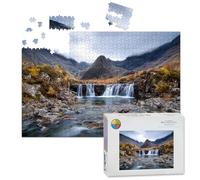 1000 Piece Large Jigsaw Puzzles for Adults, Fairy Pools Glen Brittle Isle Skye Scotland UK the Challenge Stitch Wooden Puzzle Creative Games Gifts Ideas for Women Men Teens
