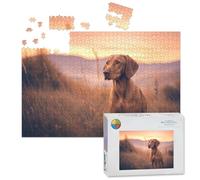 1000 Piece Large Jigsaw Puzzles for Adults, Hungarian vizsla head portrait the Challenge Stitch Wooden Puzzle Creative Games Gift Ideas for Women Men Teens