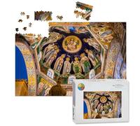 1000 Piece Large Jigsaw Puzzles for Adults, Orthodox Church Altea the Challenge Stitch Wooden Puzzle Creative Games Gifts Ideas for Women Men Teens