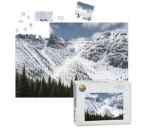 1000 Piece Large Jigsaw Puzzles for Adults, ravine white mountain national forest skiings the Challenge Stitch Wooden Puzzle Creative Games Gift Ideas for Women Men Teens