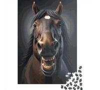 1000 Piece LAUGHING HORSE Puzzles for Adults & Wooden Puzzles Educational Puzzle Family Game 1000pcs (75x50cm)