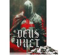 1000 Piece Legacy of The Templars Square Puzzle for Adults Wooden Puzzles Educational Puzzle Family Game 1000pcs (75x50cm)