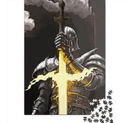 1000 Piece Legendary Sword Square Puzzles for Adults, Paper Puzzles Toy Wall Decor 38x26cm/1000pcs