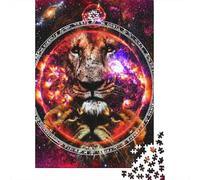1000 Piece Leo Zodiac Wall Art Jigsaw Puzzle for Adult Teenagers Christmas Eve Gifts 1000pcs (38x26cm)