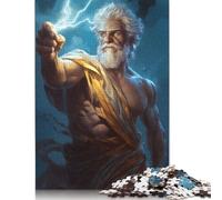 1000 Piece Lightning Zeus Jigsaw Puzzles for Adults Teenagers Wood Puzzle Jigsaws for Adults Secret Santa Gifts 1000pcs (75x50cm)