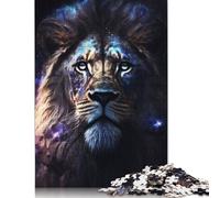 1000 Piece Lion Galaxies Jigsaw Puzzles for Adults Learning Educational Toys Family Games Birthday Gifts 1000pcs (75x50cm)