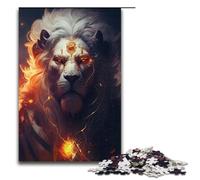 1000 Piece Lion God of Thunder Puzzles Gifts Jigsaw Puzzles for Adults Christmas Wishlist with Santa Claus for Teenager Age 14 Up 1000 PCS(38x26cm)