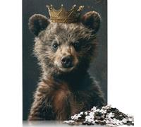 1000 Piece Little Bear King Adult Puzzles Wooden Puzzle for Adults Educational Game Challenge Toy 1000pcs (75x50cm)