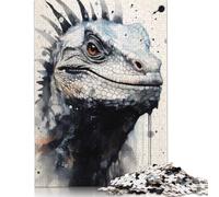 1000 Piece Lizard Desert Elegance Jigsaw Puzzle for Adults And Teenager Sustainable Puzzle for Adults | Games 1000pcs (75x50cm)