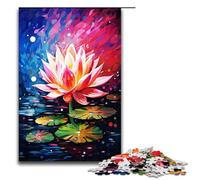 1000 Piece Lizard Is Surrounded by SplattersLots of Coloured Puzzles Gifts Jigsaw for Adults Christmas Wishlist with Santa Claus for Teenager Age 14 Up 75x50cm