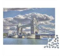 1000-Piece London Bridge Puzzle: Focus Fun for All Ages, Eco-Friendly Family Activity & Challenging Toy 38x26cm/1000pcs