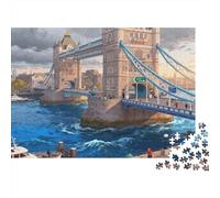 1000-Piece London Bridge Puzzle: Focus Fun for All Ages, Eco-Friendly Family Activity & Challenging Toy 38x26cm/1000pcs