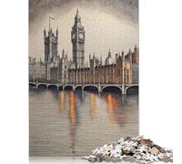 1000 Piece London My Pencil Square Puzzles for Adults And Wooden Puzzles Family Activity 1000pcs (75x50cm)