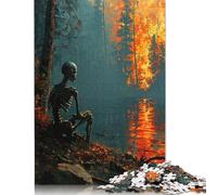 1000 Piece Lonely Puzzles for Wooden Puzzles Educational Game for Adult 1000pcs (75x50cm)