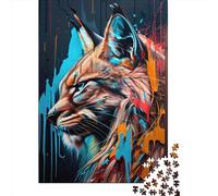 1000 Piece LYNX Panorama Set Left 1 Square Puzzles for Adults And Paper Puzzles Family Activity 38x26cm/1000pcs