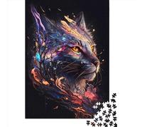 1000 Piece Lynx135545 Square Puzzles for Adults, Wooden Puzzles Family Entertainment Toys 1000pcs (75x50cm)