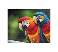 1000-Piece Macaw Puzzle - Colorful Parrot Bird Jigsaw, Gift for Bird Lovers