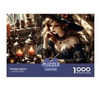 1000 Piece Magic Book Jigsaw Puzzles Magic Book Challenge High Difficulty for Adults Home Decorations Educational Games Age 12+ for Adults 70x50cm/1000pcs