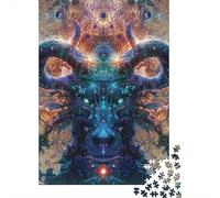 1000 Piece Magic Cow Jigsaw Puzzles, for Adults & Wooden Puzzles Educational Games For Kids 1000pcs (75x50cm)