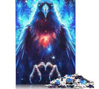 1000 Piece Magic Raven Adult Puzzles Puzzles for Adults Jigsaw Puzzles for Adults Educational Game Challenge Toy 38x26cm/1000pcs