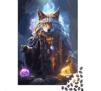 1000 Piece Magic Wolf Puzzles for Wooden Puzzles Educational Game for Adult 1000pcs (75x50cm)