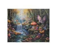 1000-Piece Magical Forest & Waterfall Puzzle - Fairytale Enchanted Jigsaw