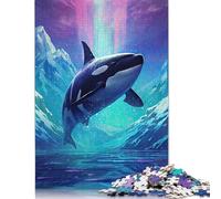 1000 Piece Magical Killer Whale Creative Square Jigsaw Puzzles for Adults And Paper Puzzles Toy Intellectual Game 38x26cm/1000pcs
