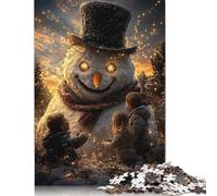 1000 Piece Magical Snowman with Children Adult Puzzles Puzzles for Adults & Teenager Family Entertainment Toys 1000pcs (75x50cm)