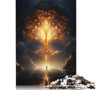 1000 Piece Magical Tree of Life Art Jigsaw Puzzles for Adults & Wooden Puzzles Educational Games For Kids 1000pcs (75x50cm)