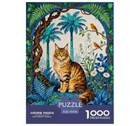 1000 Piece Maine Coon Jigsaw Puzzle for Adults Kids - Family Fun, Educational Toys, Plant Maze Puzzles, Decoration Birthday Gifts 70x50cm/1000pcs