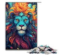 1000 Piece Majestic Lion Jigsaw for Kids Wooden Puzzles Home Art Decor 1000PCS(75x50cm)