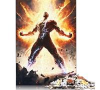 1000 Piece Man God Explosion Square Puzzle for Adults Wooden Puzzles Educational Puzzle Family Game 1000pcs (75x50cm)