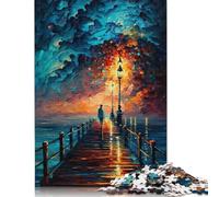 1000 Piece Manhattan Jigsaw Wooden Puzzle for Adults And Teenager Brain Teaser Puzzle 1000pcs (75x50cm)