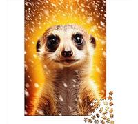 1000 Piece Meerkat Lighting Puzzles For Adults Wooden Puzzles Brain Teaser Puzzles For Children 1000pcs (75x50cm)