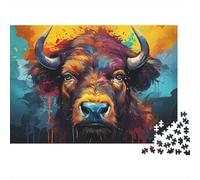 1000 Piece Mini Jigsaw Puzzle For Adults Buffalo Abstract Art Gift Idea