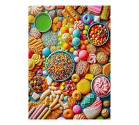 1000 Piece Mini Jigsaw Puzzle for Adults Candy Cookie Dessert Gift Idea
