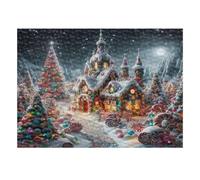 1000 Piece Mini Jigsaw Puzzle For Adults Candy House Tree Gift Idea