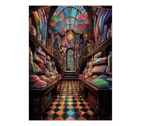 1000 Piece Mini Jigsaw Puzzle for Adults Candy Shop Gift Idea